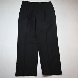 Gerald Austin 38x32 Gray 100% Wool Pleated Cuffed Classic Dress Mens Pants